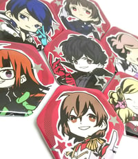 Image 1 of Phantom Thieves Foil Button Pins