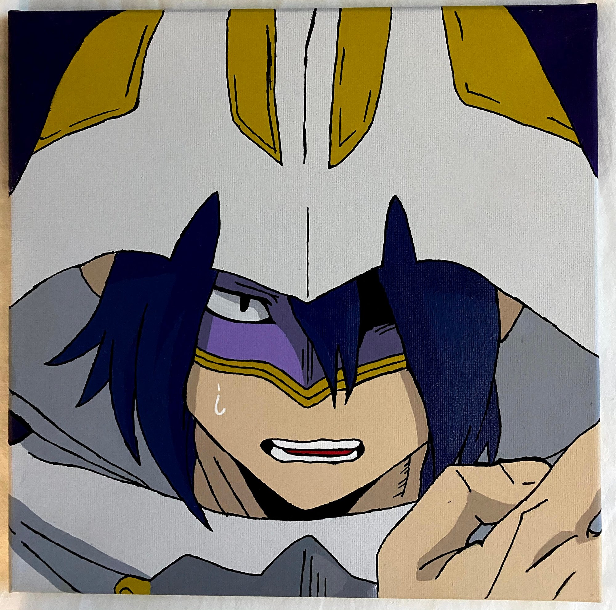 Image of Tamaki Amajiki 12 x 12 Canvas Acrylic Painting