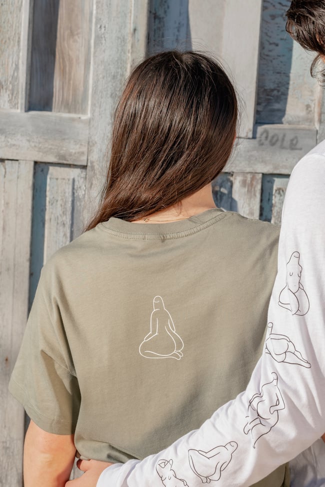 Sage Short Sleeve Blob Babe Tee