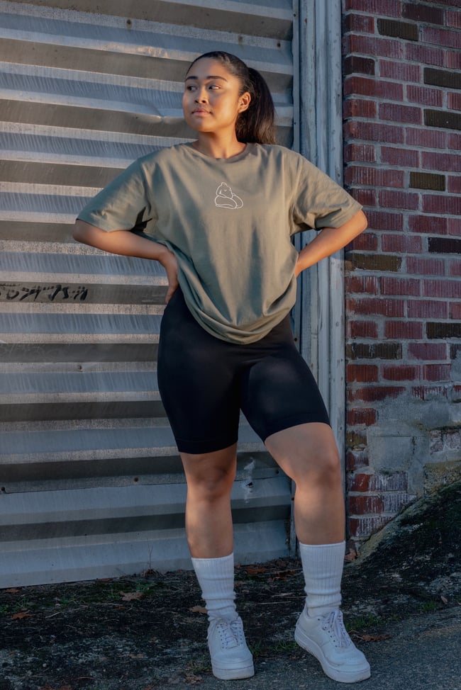 Sage Short Sleeve Blob Babe Tee