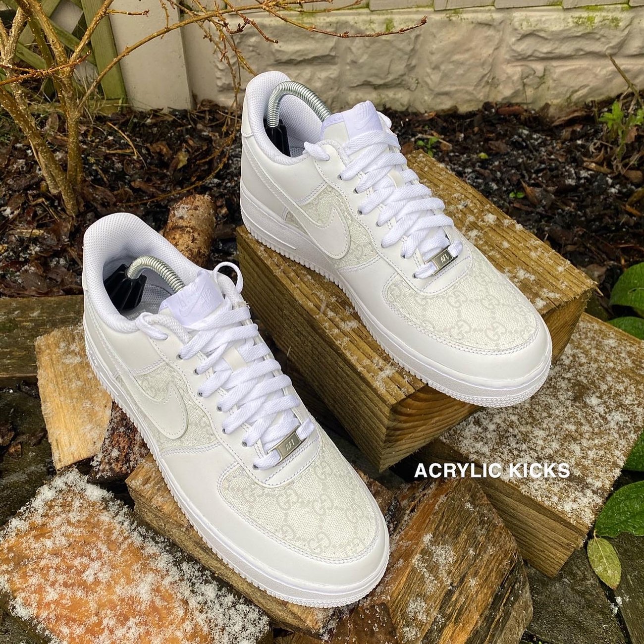 Nike AF1 - Cream Gucci V2 | Acrylic Kicks