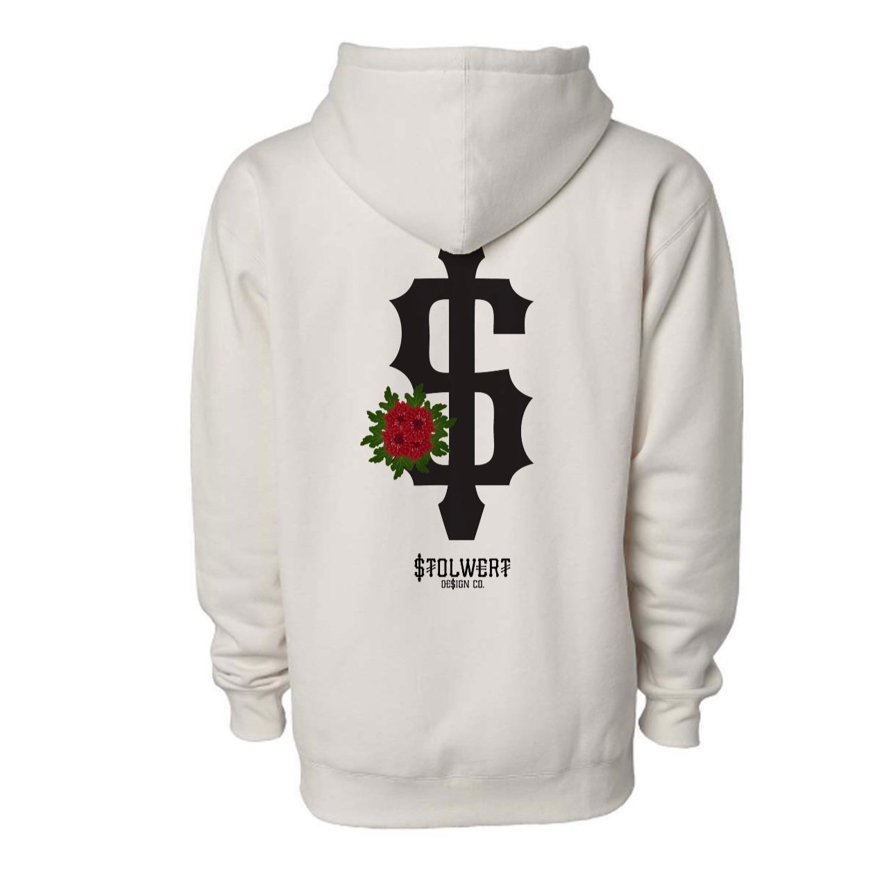 Image of ‘Bucco S City Flowers’ Heavyweight Pullover Hoodie