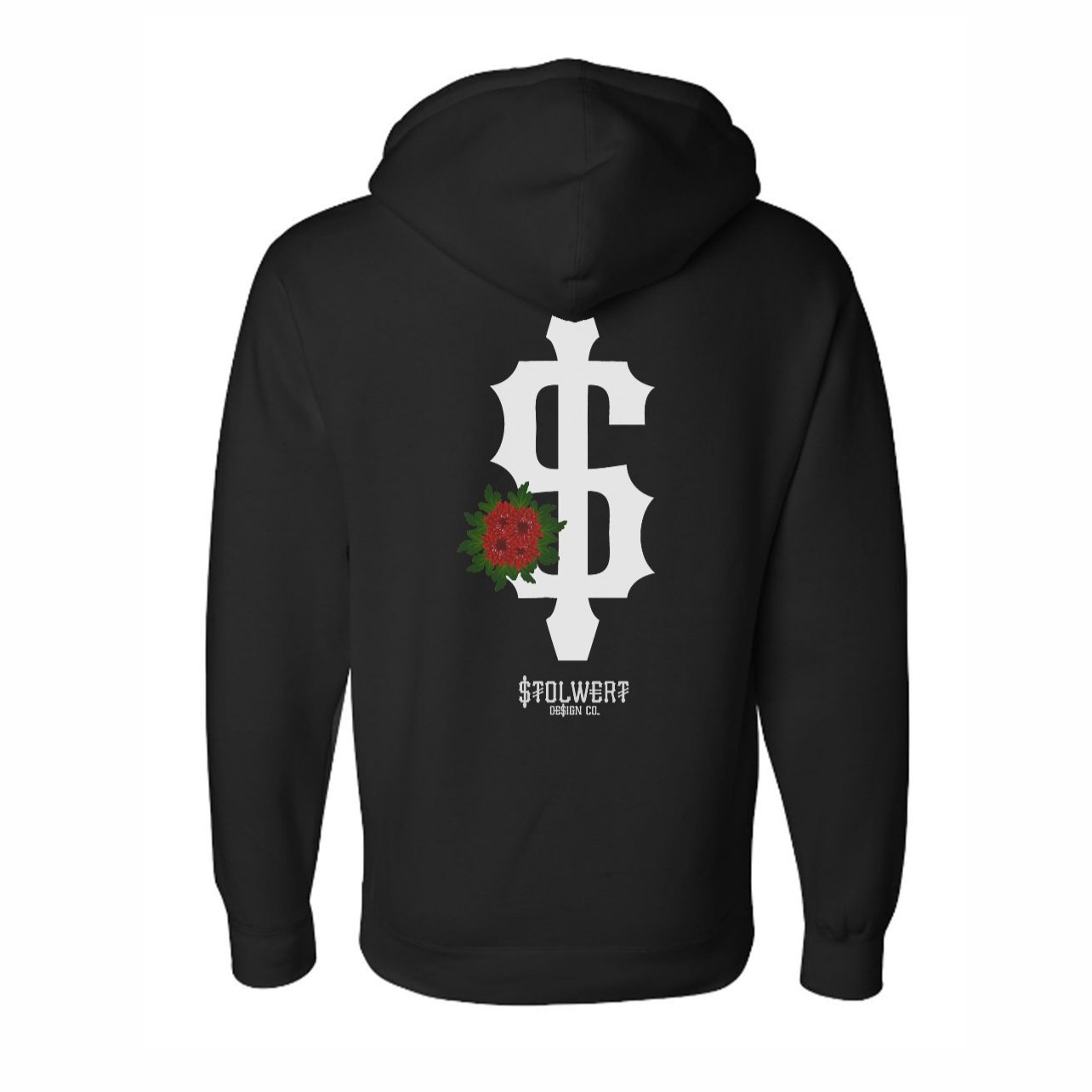 Image of ‘Bucco S City Flowers’ Heavyweight Pullover Hoodie