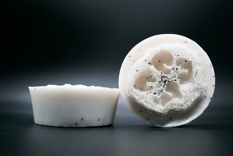 Peaches & Cream Luffa Soap