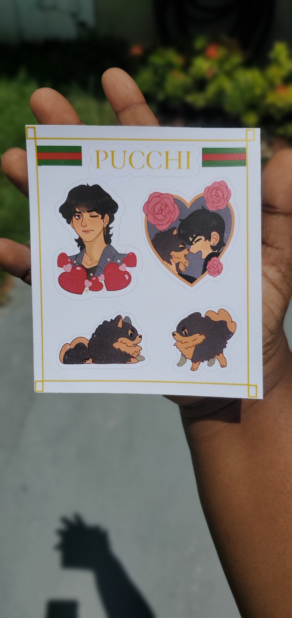 Image of Tae-Yeon "Pucchi Boi" Sticker Sheet