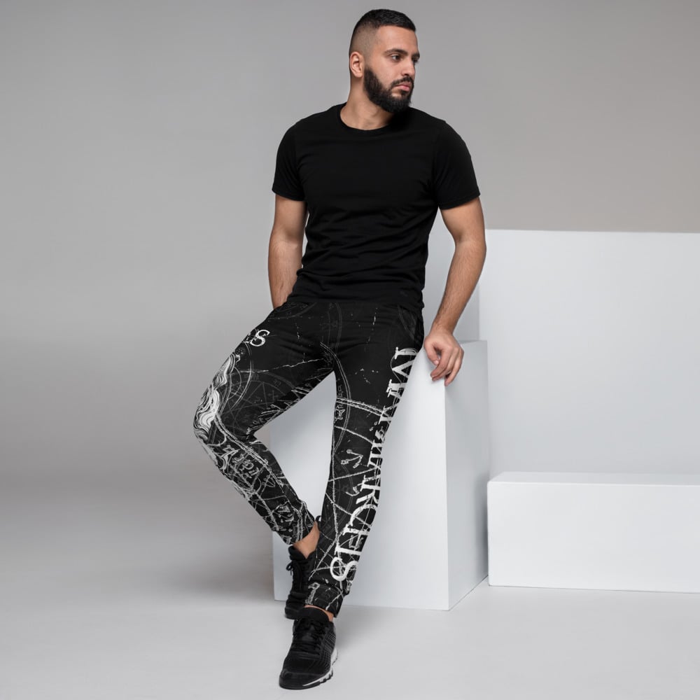 Demonic Charlies Angels All Over Print 7th Pentacle Of Mars Men's Joggers