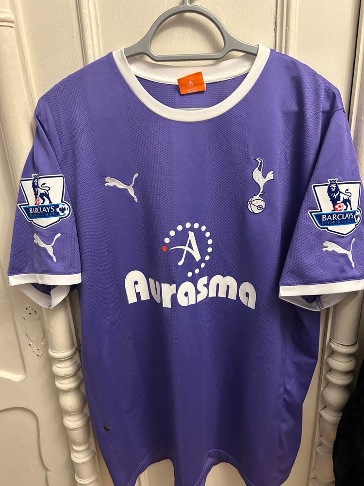 Image of Tottenham Hotspur “MODRIĆ 14” 2011/12 Away Shirt + PL patches  (XL)