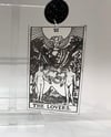 Tarot card earrings
