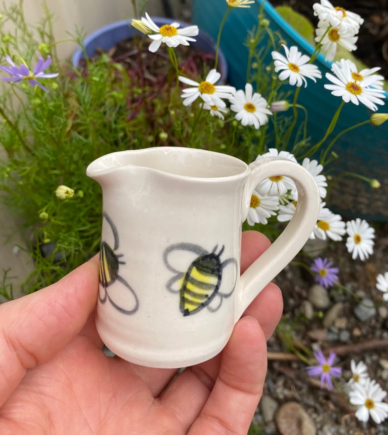 Image of Bee decorated Mini Jugs