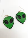 Alien earrings