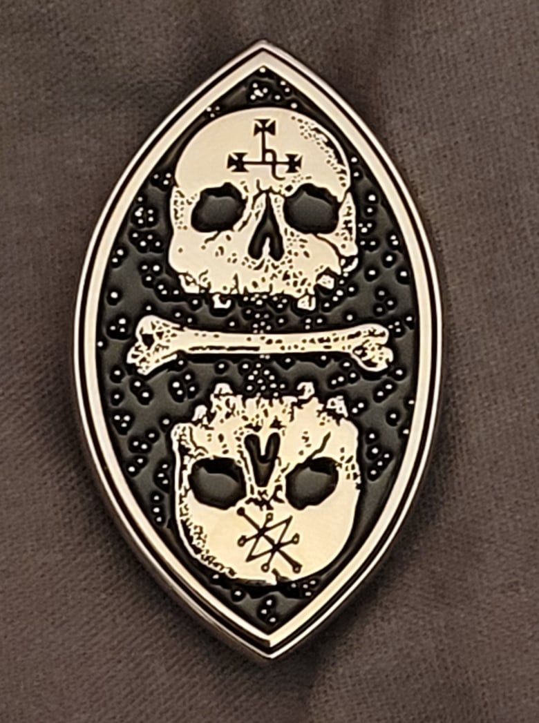 Image of Invocation(Seal of Lilith)limited edition shaped enamel pin 