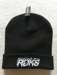 RDKS Double logo black beanie