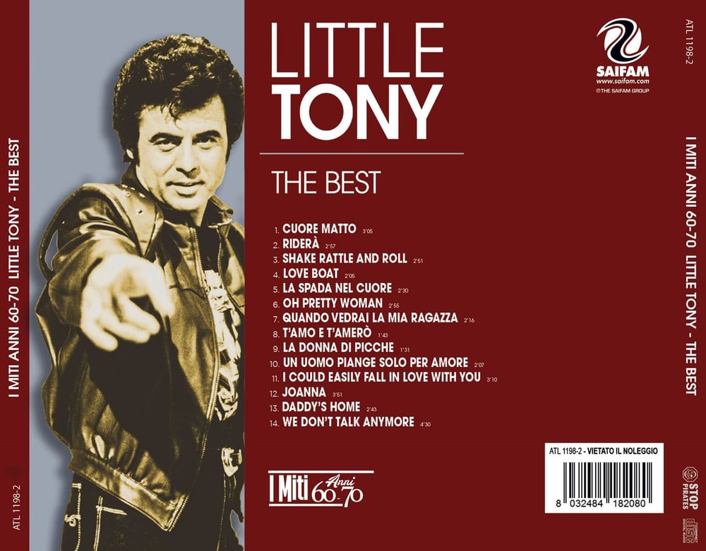 ATL 1198-2 // LITTLE TONY - THE BEST (CD COMPILATION)