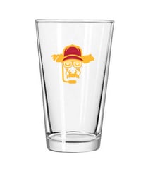 Coach Cow Drinking Glass
