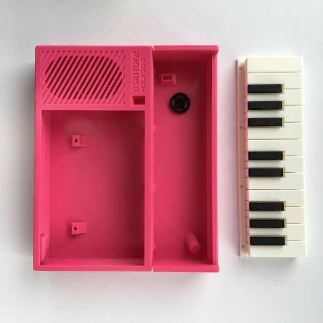 POLY555 Synth 3D-Printed Parts