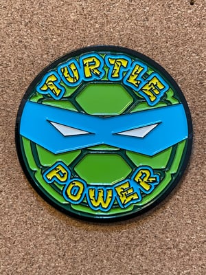Image of 2” TURTLE POWER PIN!! 5 BUYING OPTIONS
