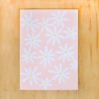 Blank Daisies Greeting Card