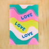 Love Waves Greeting Card