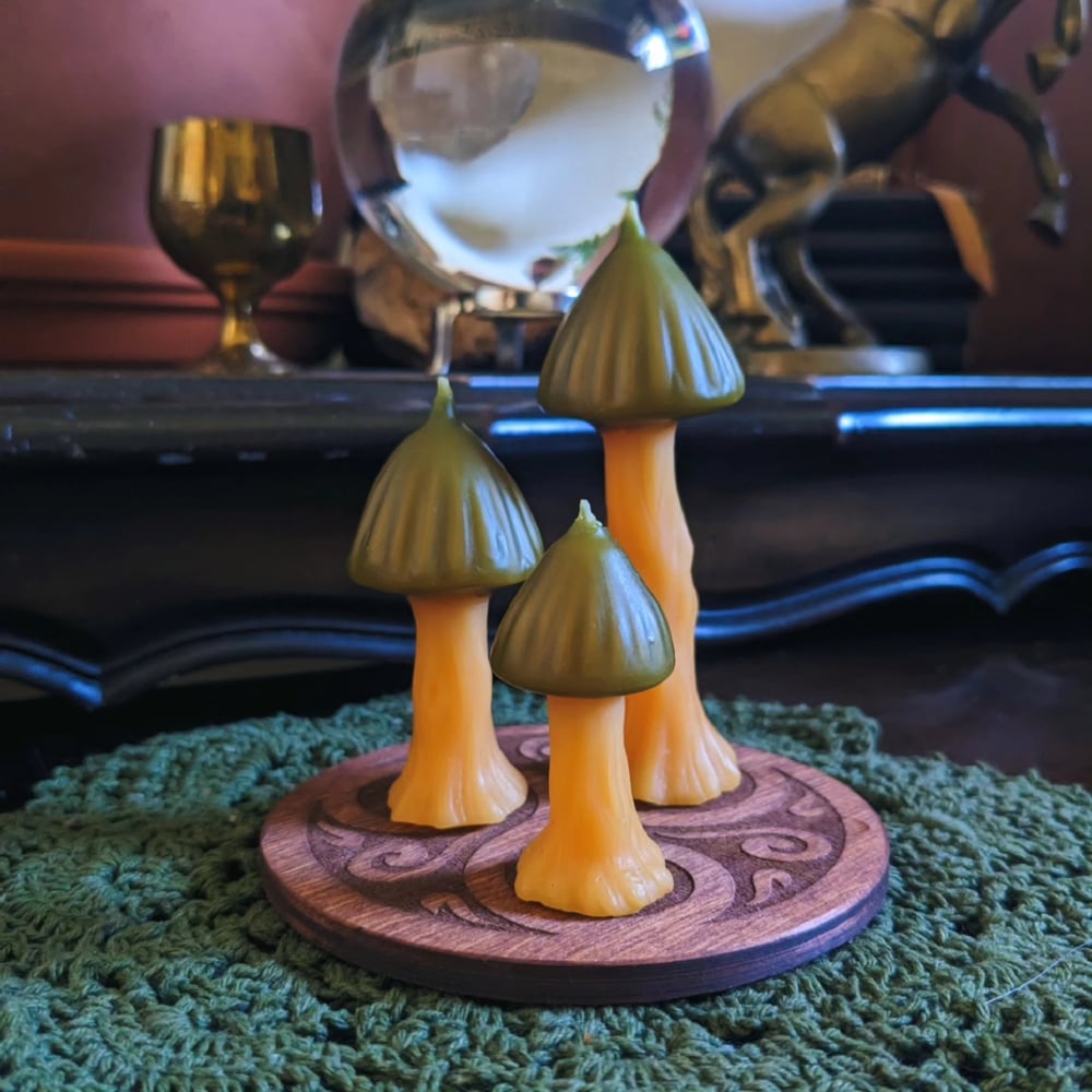 Image of Mini Mushroom Candle Set