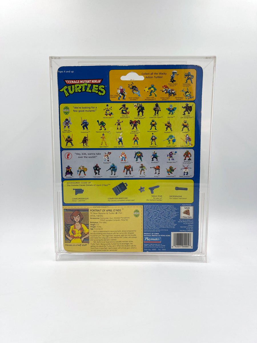 TMNT Teenage Mutant Ninja Turtles Figure Acrylic Display Case