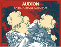 Image 1 of AUDIÓN "LA HISTORIA DE ABRAHAM"  #ISR VINYL EDITION MARBLE TRASPARENT RED