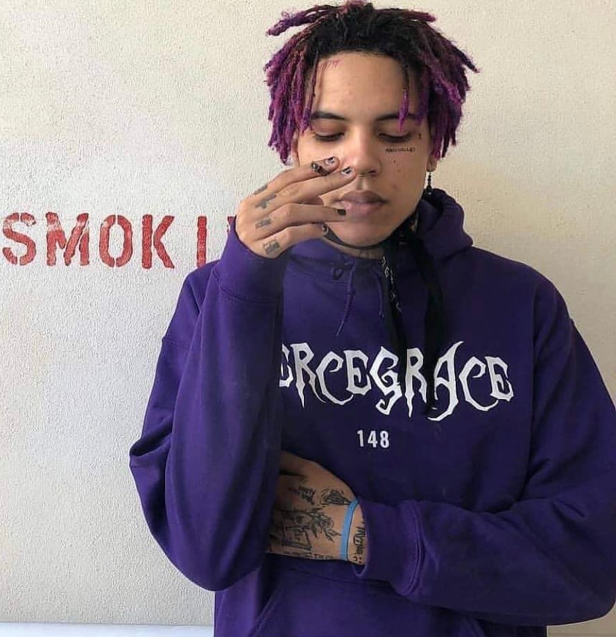 Image of Purple hoodie