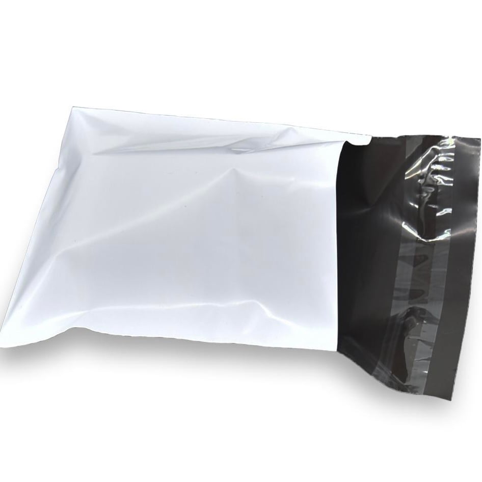 Image of 10 White Poly Mailers