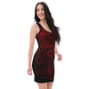 Red On Black Owl Sublimation Cut & Sew Dress