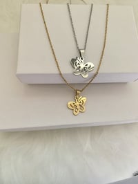 Butterfly Necklace and Earring Set