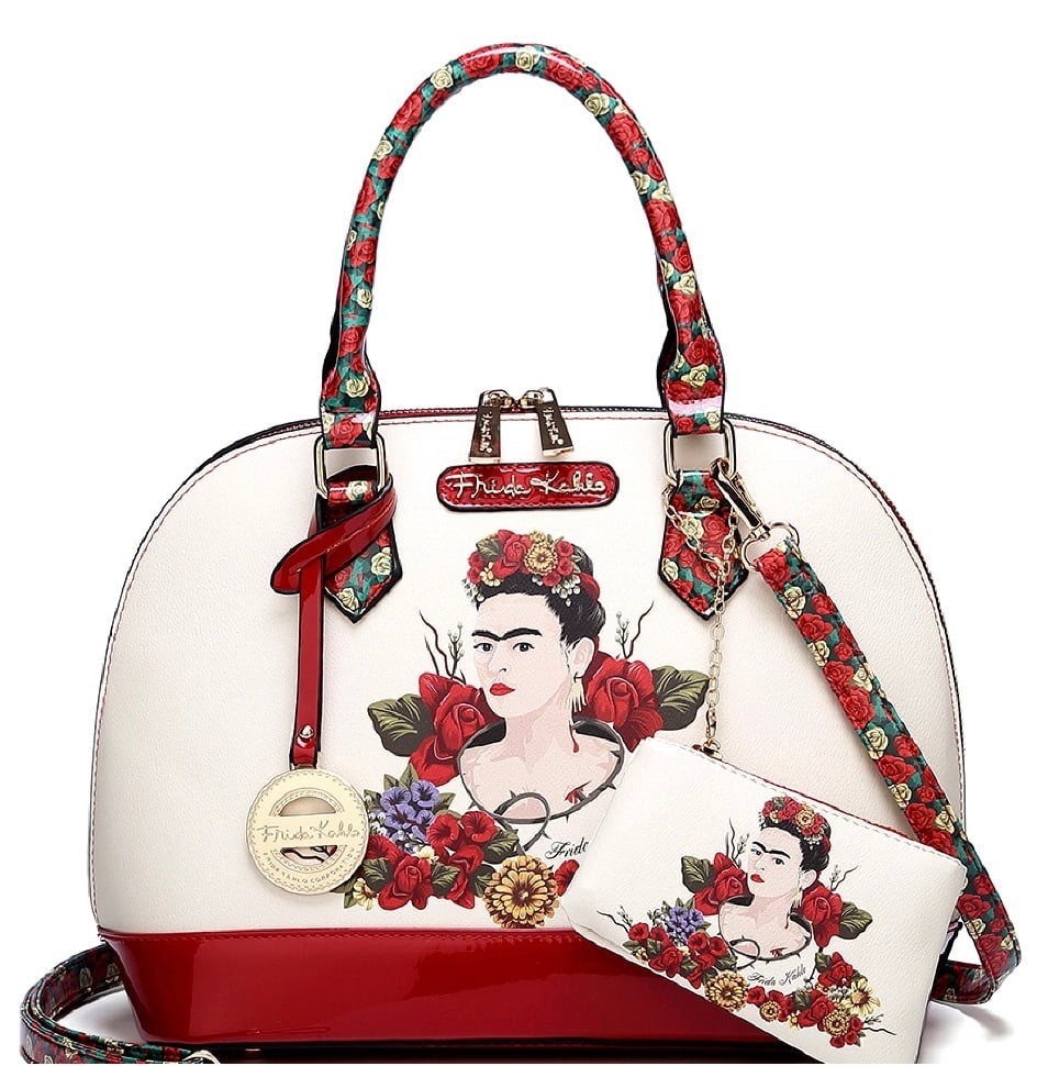 Image of New! Red/Off White Satchel 