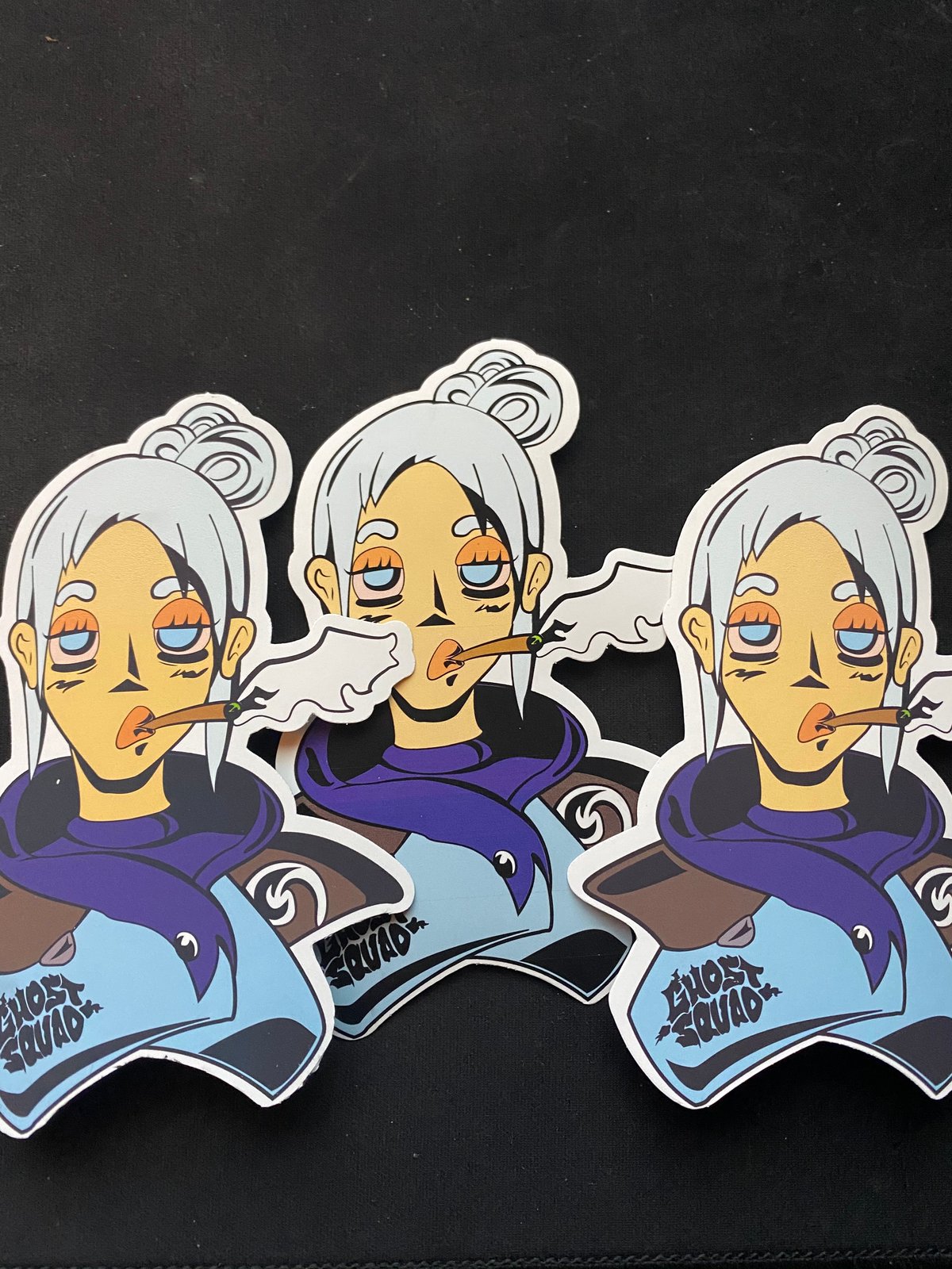 Image of Stoned Jett Valorant sticker