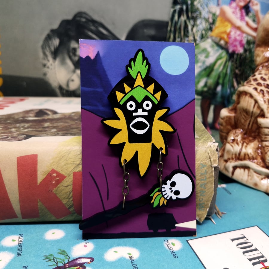 Image of Witch Doctor - Acrylic Pin
