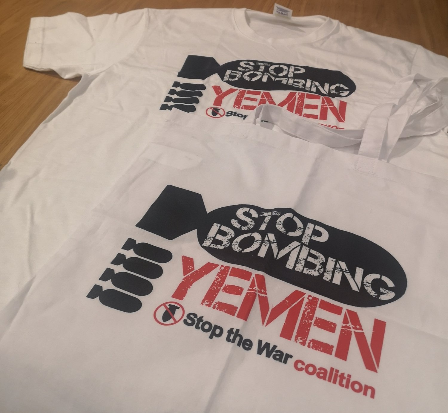 Image of Stop Bombing Yemen - Tote Bag