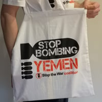 Image of Stop Bombing Yemen - Tote Bag