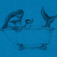 Image 4 of Shark Unisex Blue Sweatshirt (Recycled)
