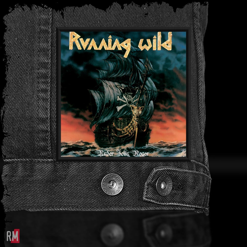 Running Wild Under Jolly Roger patch | ROCK MARK MERCH EUROPE