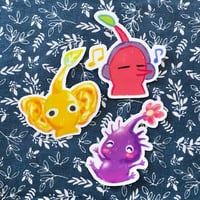 Image 2 of Nintendo games Pikmin Hotel Dusk Brain Training large water resistant vinyl stickers