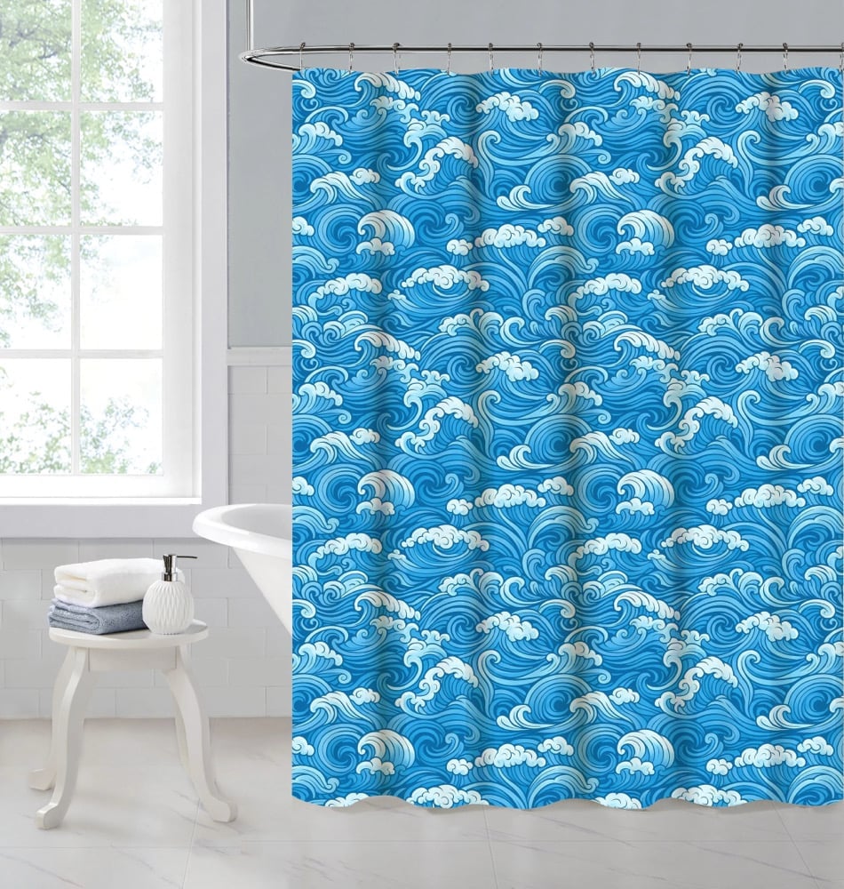 Image of Ocean Breeze Shower Curtain
