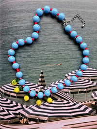 Image 1 of BEADED LEMON NECKLACE 