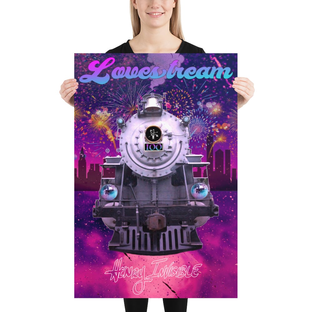 Image of LOVESTREAM 100th Episode Collector Poster