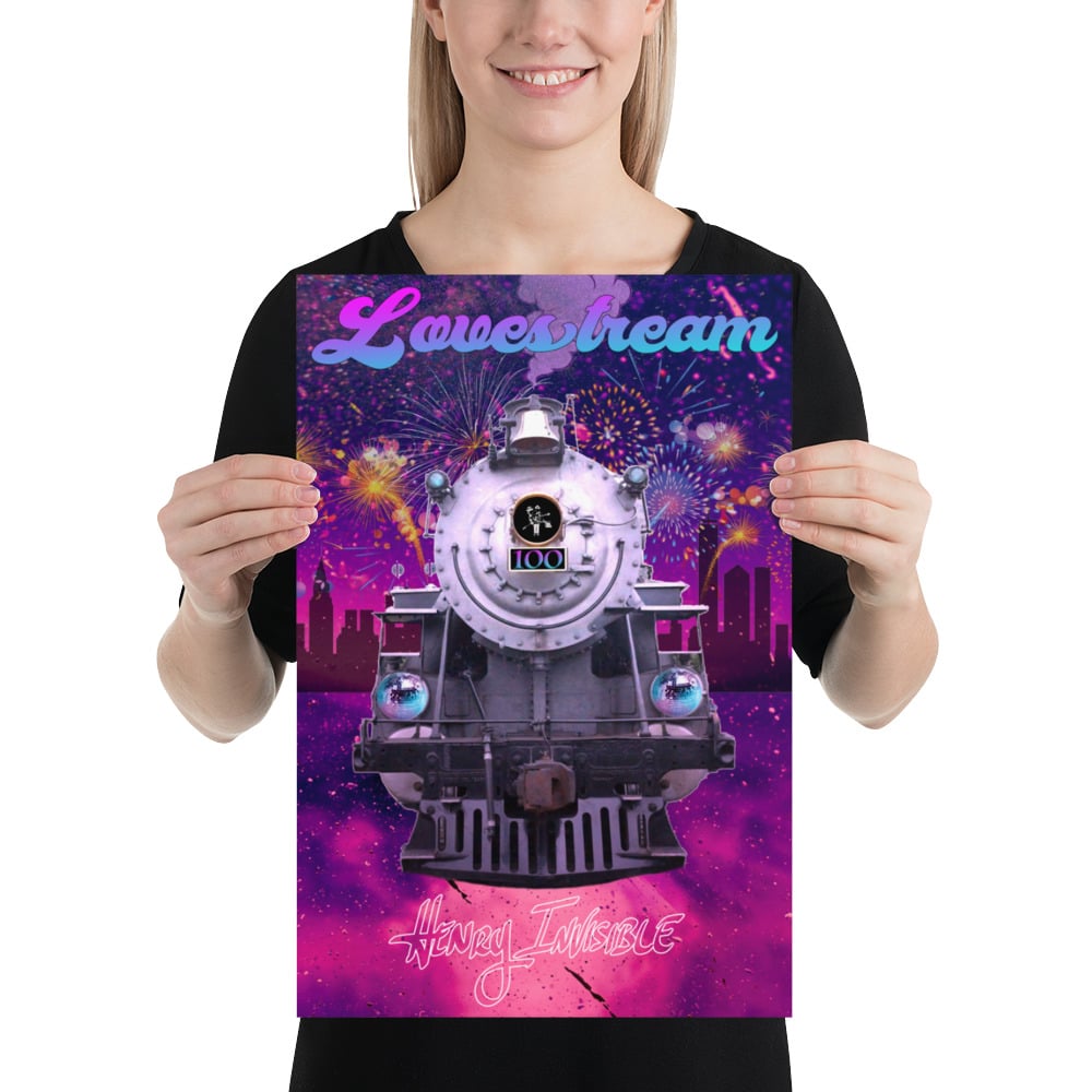 Image of LOVESTREAM 100th Episode Collector Poster