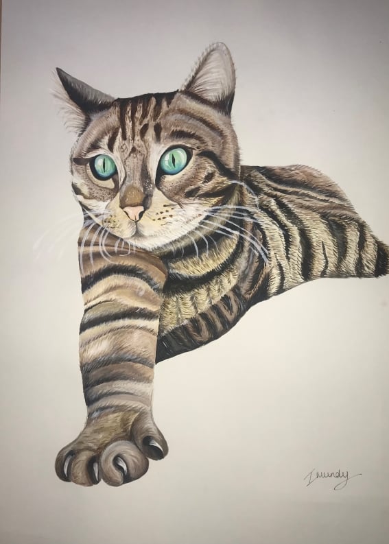 Image of Pet Portrait with body (A3,A4)