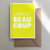 Merci Beaucoup eco-friendly card