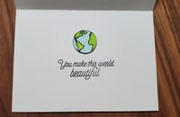 Image 5 of You Make This World Beautiful - Thank You Cards, Set of 8