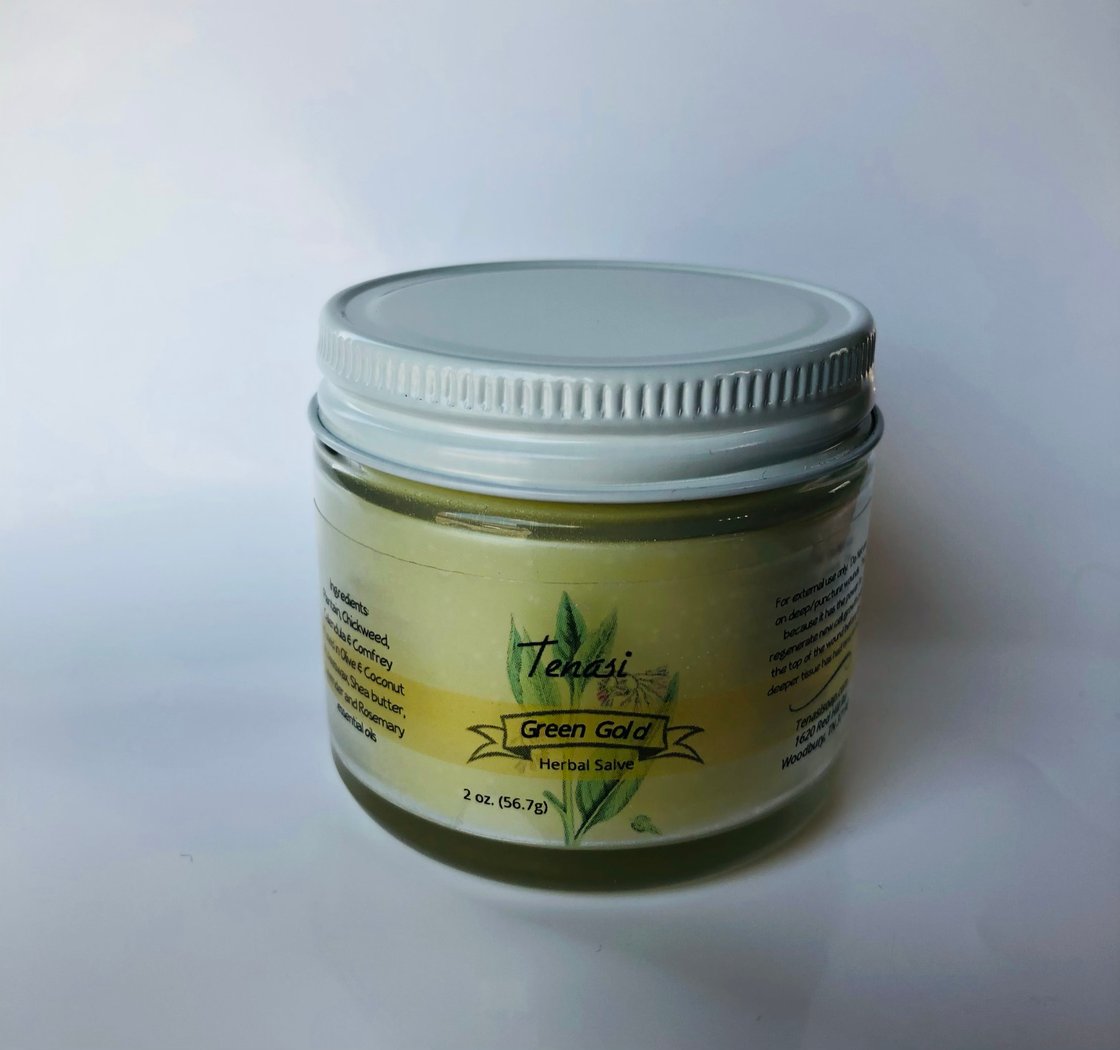 Image of Green Gold Herbal Salve  .50 oz , 1 oz, or 2 oz