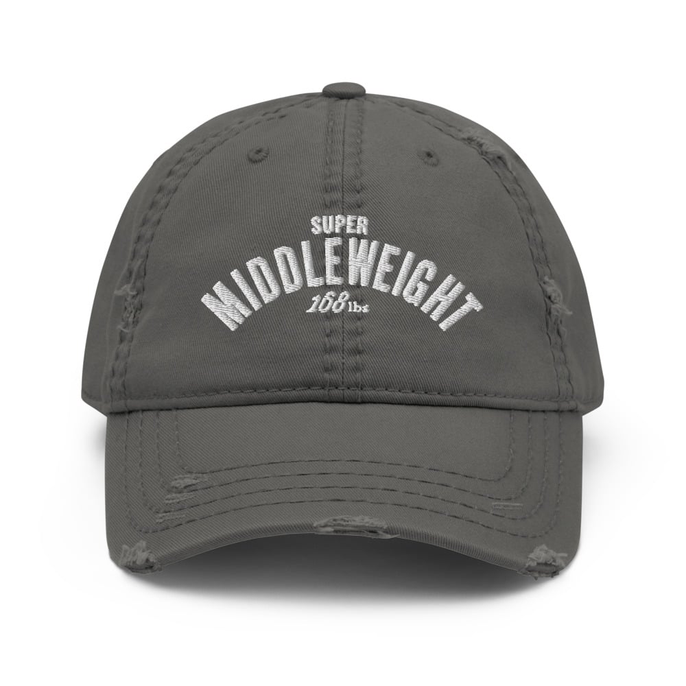 Super Middleweight Distressed Dad Hat. (3 colors)