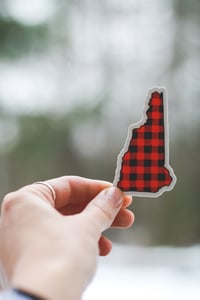 New Hampshire Plaid Sticker