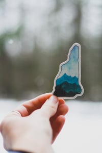 New Hampshire Mountain Sticker