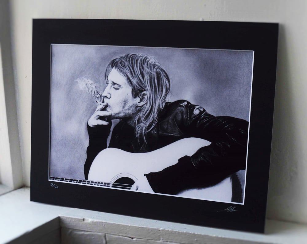 Kurt Cobain (Limited edition print)