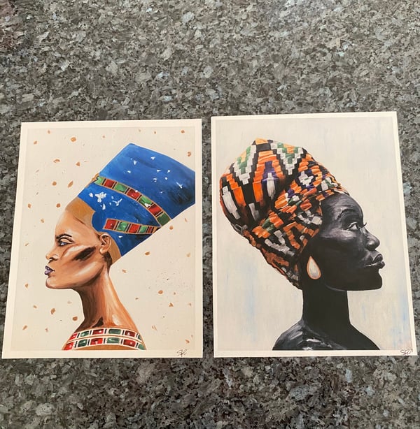 Image of Royalty Set- Nefertiti and Untitled Queen